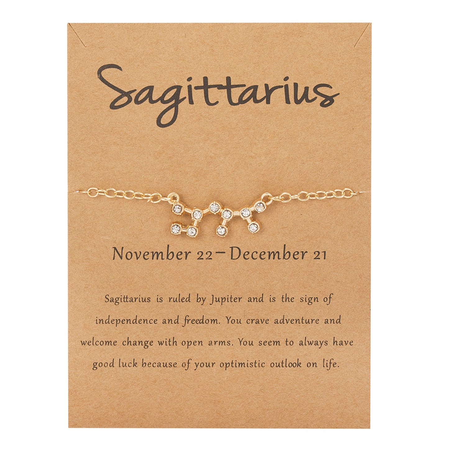 Zodiac Sign Constellation Bracelet
