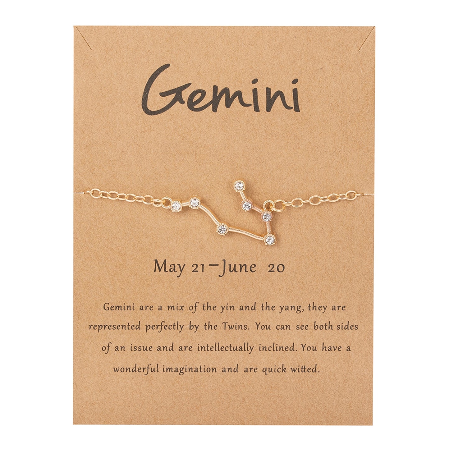 Zodiac Sign Constellation Bracelet