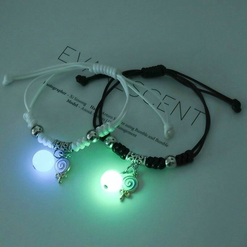 Luminous Moon Star Bracelet Set