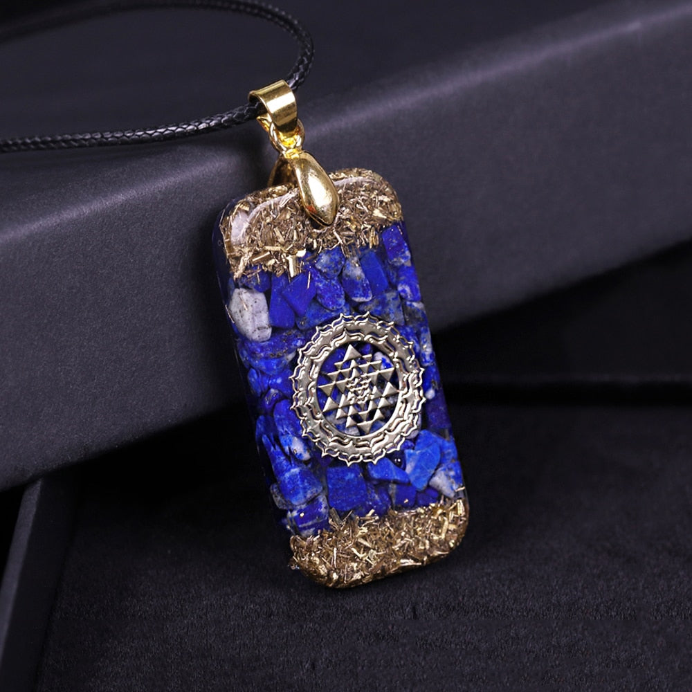 Orgonite Energy Pendant - Natural Lapis Lazuli