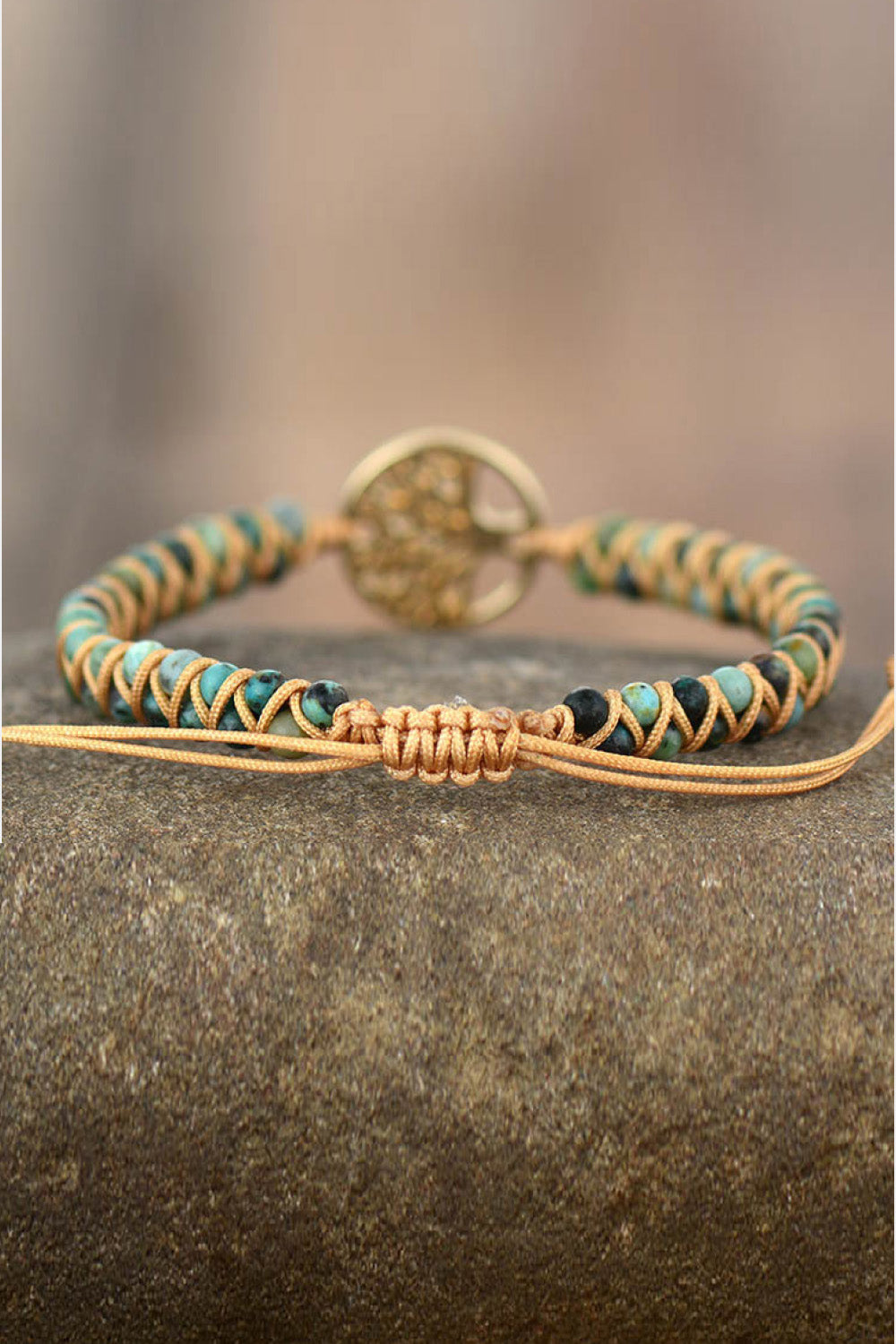 Tree of Life Copper Beaded Bracelet