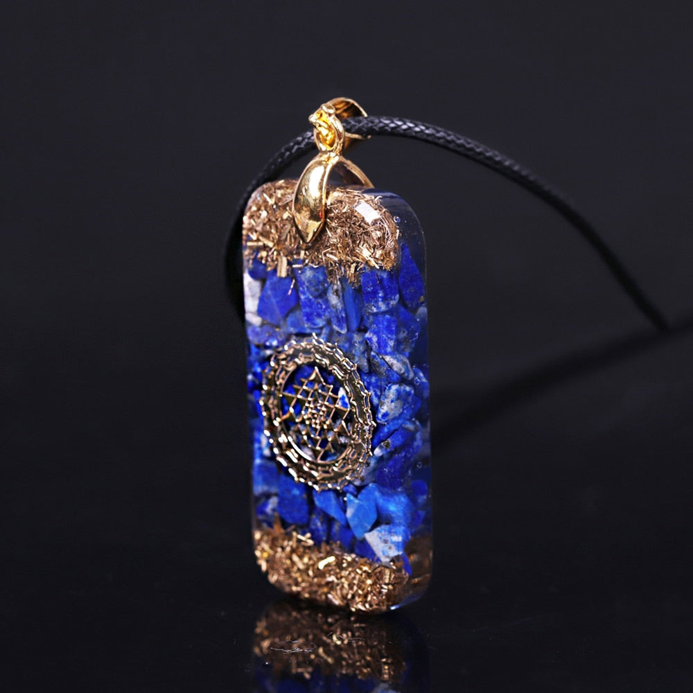 Orgonite Energy Pendant - Natural Lapis Lazuli