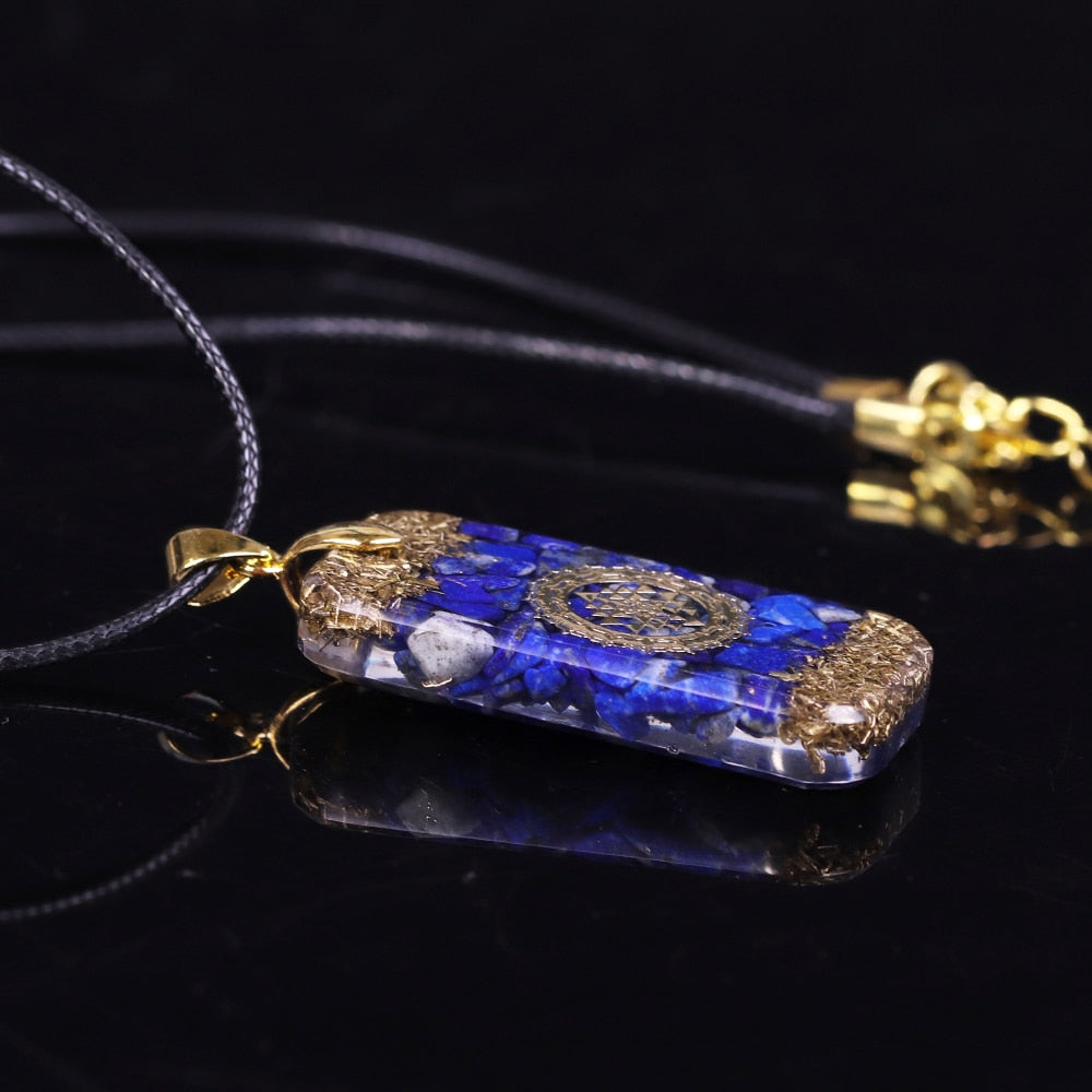 Orgonite Energy Pendant - Natural Lapis Lazuli