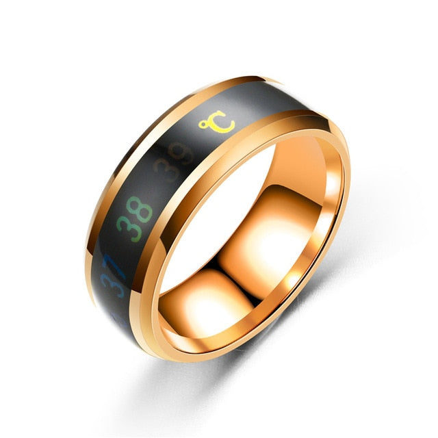Temperature Ring Titanium Steel