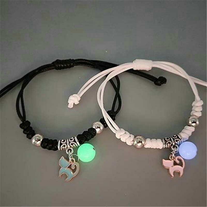 Luminous Moon Star Bracelet Set