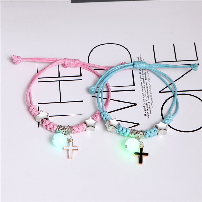 Luminous Moon Star Bracelet Set