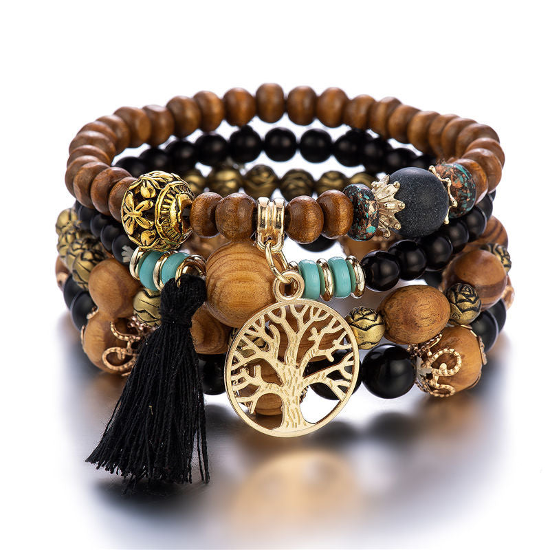 Boho Multilayer Beaded Bangles