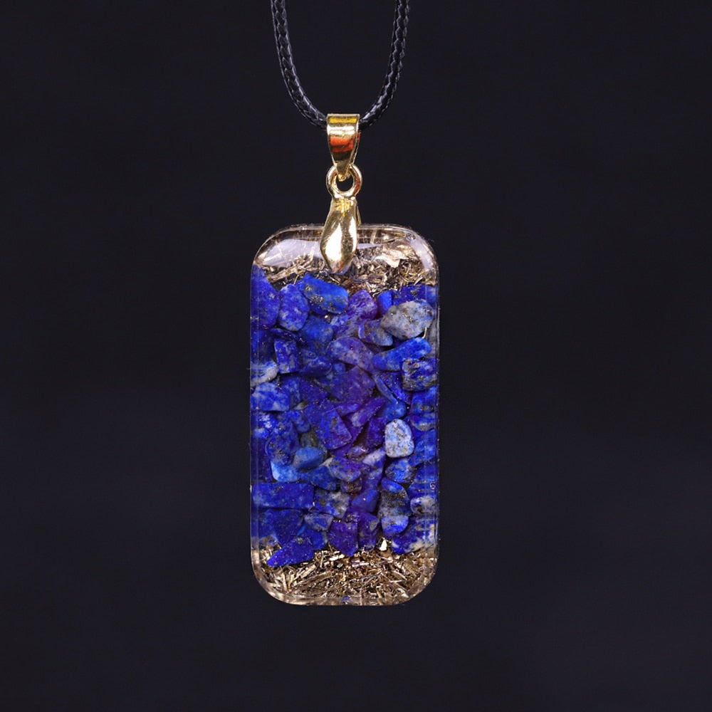 Orgonite Energy Pendant - Natural Lapis Lazuli