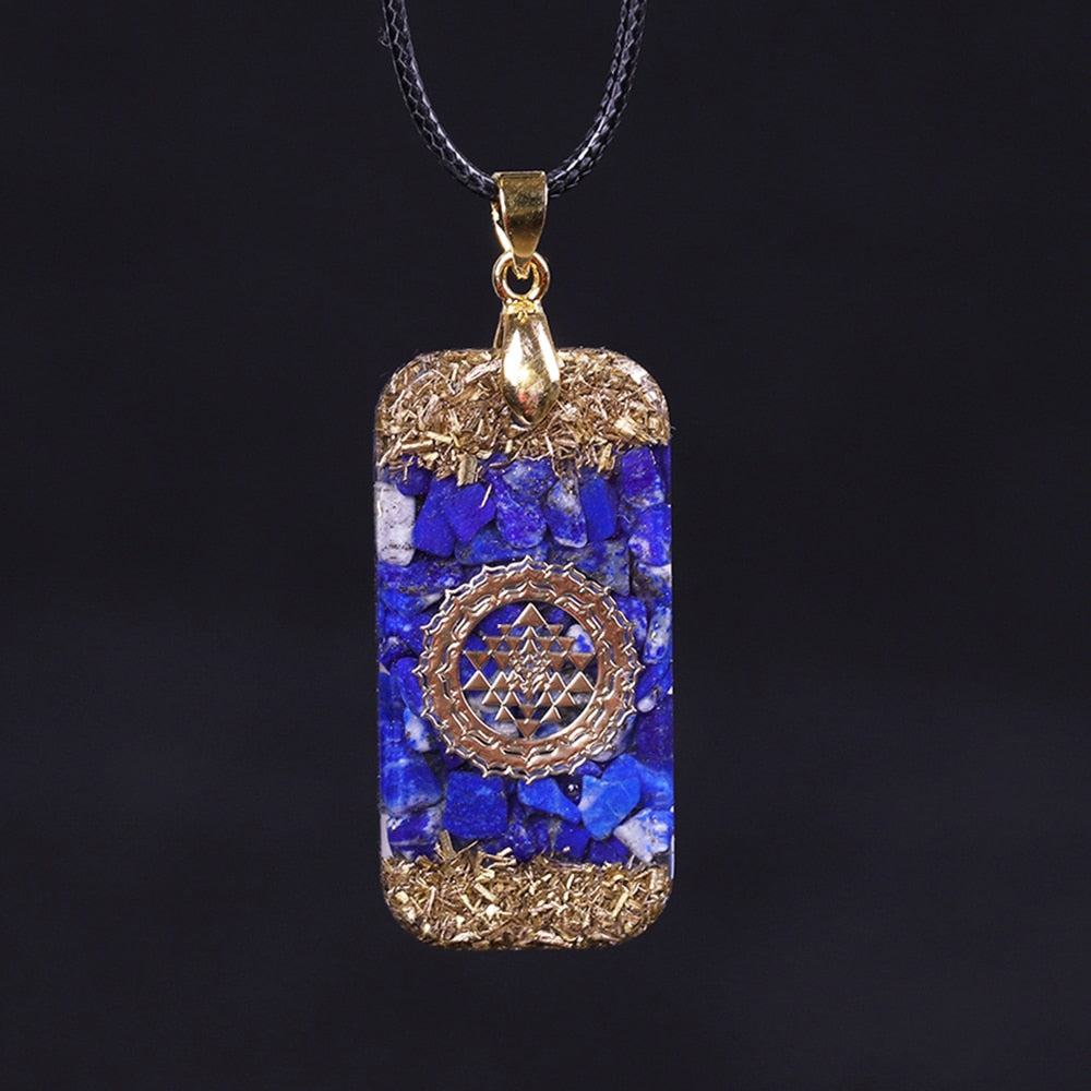 Orgonite Energy Pendant - Natural Lapis Lazuli