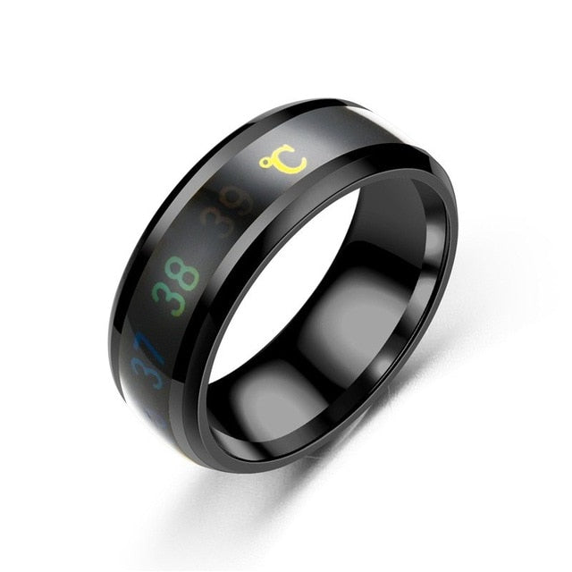 Temperature Ring Titanium Steel